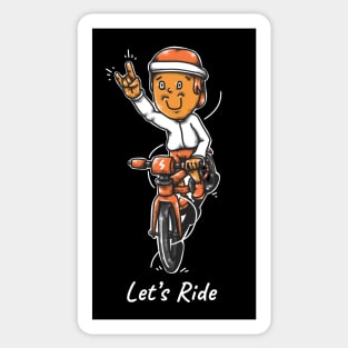 Just Ride Sticker